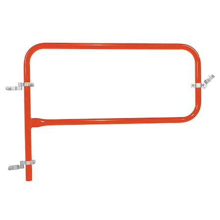 Vestil ORANGE PIPE SAFETY RAILING GATE-P SHAPED 48X36 VDKR-G4-OR